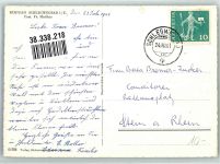 3673 Schlegwegbad 1961 Foto AK Hotel Kurhaus Schlegwaldbad Stockhornkette