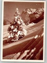 Grindelwald 1955 Winter Wetterhorn Blaukreuzjugendwerk Spende