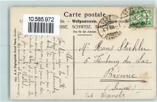 Fontaines-sur-Grandson 1905 Alter Stall Kühe auf der Weide