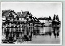 8274 Gottlieben Foto AK Gasthaus Waaghaus Drachenburg