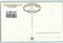 8212 Neuhausen am Rheinfall Foto AK Hotel Gasthaus Schlösschen Wörth