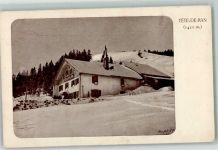Tete de Ran Winter Schnee 1425 m