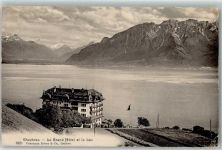 Chexbres 1910 Le Grand Hotel et le Lac