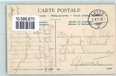 Lutry 1911 Le Chateau Nacht Mond