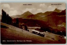 St-Légier-La Chiésaz Elektrische Bahn Bergbahn Ort lt. Stempel Moleson Dent de Lys