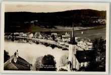1342 Le Pont - Lac de Joux Kirche Uhr