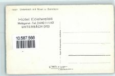 Unterbäch VS Niven Balmhorn Hotel Edelweiss Metzgerei Kirche