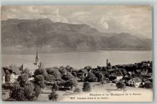 Chexbres Montagnes de la Savoi Kirche Berge