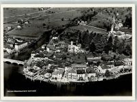 Ponte Tresa Fliegeraufnahme Hotel Crivelli