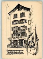 8000 Zürich Gebrauchsspuren Gasthaus Kaisers Reblaube