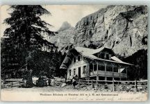 6067 Melchtal 1910 Gebrauchsspuren Waldhaus Stöckalp Kesselenwand