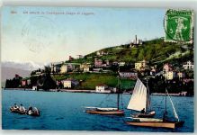 6906 Castagnola-Cassarate 1910 - Ruderboot Segelschiffe