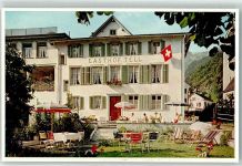 Mühlehorn Gasthaus Tell Gartenterrasse