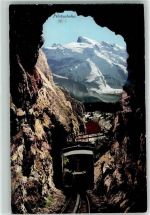 6053 Alpnachstad 1910 - Pilatusbahn Tunnel mit Blick auf den Titlis