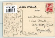Orsières 1915 Straße zum Grand Sr. Bernard