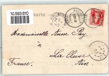 Samedan 1908 Blick auf die Berninagruppe