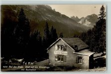 9057 Weissbad - auf der Platte Blick auf die Kreuzberge und Rosenfirst Ziegen Gasthaus Sämbtissee