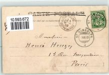 1898 St-Gingolph 1902 - la Frontiere