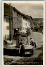 1663 Gruyères - Waschfrauen am Brunnen