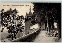 Orbe Kirche und le Chateau