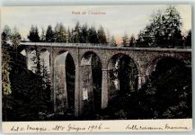 Chesières 1906 Brücke