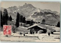 2515 Prêles 1908 - Winter in der Montagne