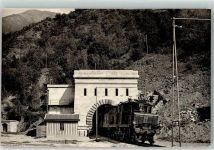 Brig Ausgang des Simplontunnels Eisenbahn