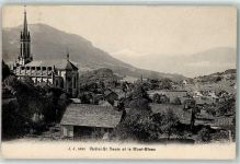 Châtel-St-Denis et le Mont Blanc