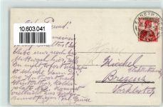 Ennetbaden 1909 Kirche Ort lt. Stempel