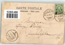 1885 Chesières 1903 Gebrauchsspuren Straße