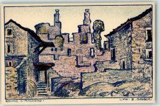 Arcegno Ruine sign. E. Geiger