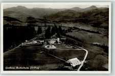 Hinwil Fliegeraufnahme Gasthaus Bachtel Kulm