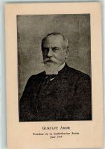 Gustav Ador President de la Conferation Suisse