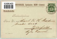 3000 Bern Berne 1907 - Spitalacker