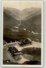 Furka Foto AK Furkastrasse Oldtimer Realp