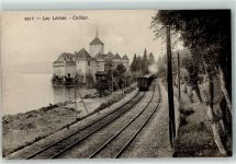 Chillon Chateau - Genfersee Eisenbahn