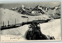 Gornergrat Bahnstation Bergbahn Winter