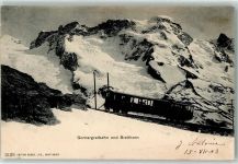 Breithorn Zermatt 1903 Gornergratbahn Winter