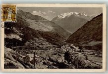 Visp 1915 Lötschbergbahn Mischabel