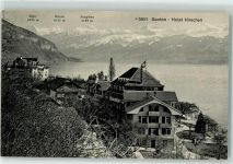 Gunten Hotel Hirschen Eiger Mönch Jungfrau