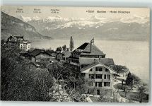 Gunten 1912 Hotel Hirschen Eiger Mönch Jungfrau