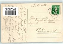 Gunten 1912 Hotel Hirschen Eiger Mönch Jungfrau