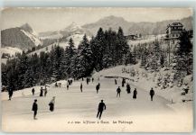 Caux 1908 Patinage