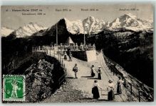 Niesen 1914 - Kulm Eiger Mönch Jungfrau