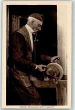 3000 Bern Berne - Mann mit Pfeife am drechseln Ort lt. Verlag