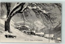Gryon 1908 Les Diablerets Kirche Winter