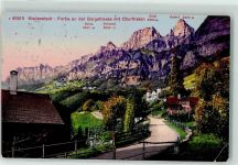 8880 Walenstadt 1918 Gebrauchsspuren Churfirsten