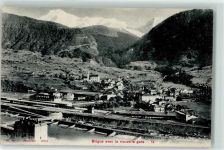 Brig 1906 Neuer Bahnhof