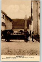 8213 Neunkirch - Oberer Brunnen mit Wahrzeichen