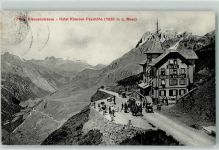 Klausenpasshöhe 1910 Hotel Pferdekutschen